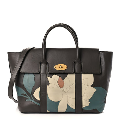 Mulberry Smooth Calfskin Magnolia Patch Bayswater Dark Clay Chalk 1 of 9