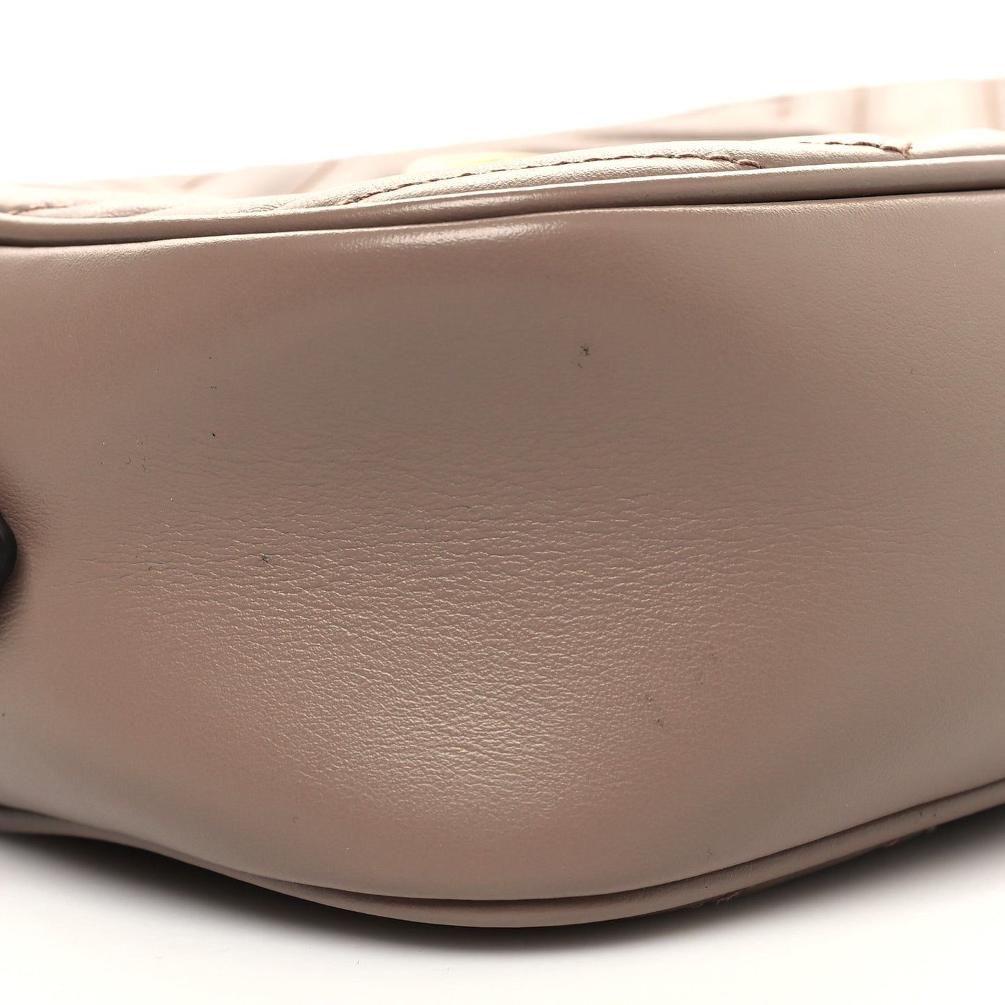 Calfskin Matelasse Small GG Marmont Chain Shoulder Bag Porcelain Rose