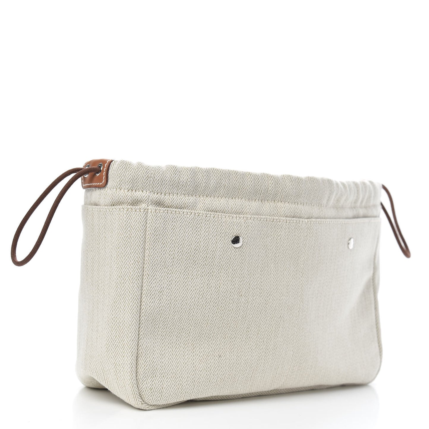 Canvas Barenia Fourbi 25 MM Pouch Naturel Fauve