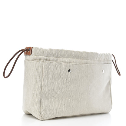 Hermes Canvas Barenia Fourbi 25 MM Pouch Naturel Fauve 3 of 10