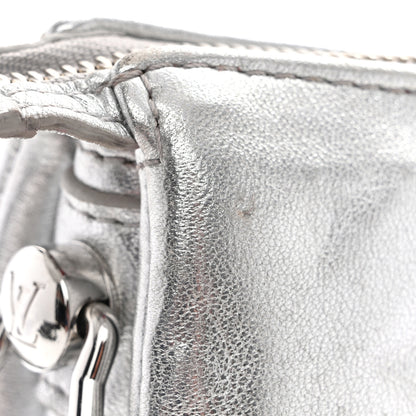 Louis Vuitton Metallic Lambskin Embossed Monogram Coussin BB Silver 13 of 14
