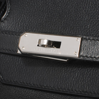 Hermes Evergrain Birkin 40 Black 6 of 10
