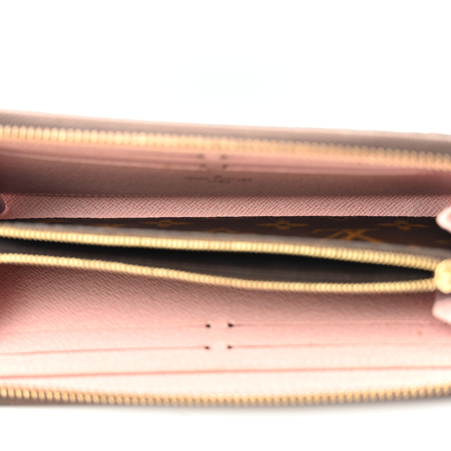 Louis Vuitton Monogram Clemence Wallet Rose Ballerine 5 of 10