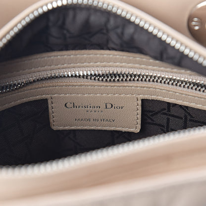 Christian Dior Lambskin Cannage Medium Lady Dior Beige 6 of 9