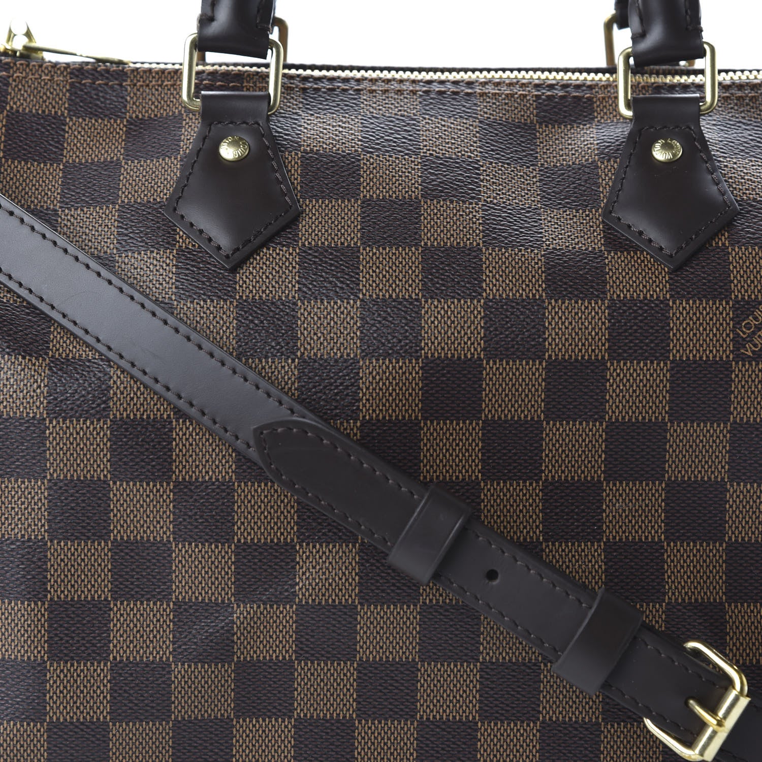 Louis Vuitton Damier Ebene Speedy Bandouliere 30 10 of 10