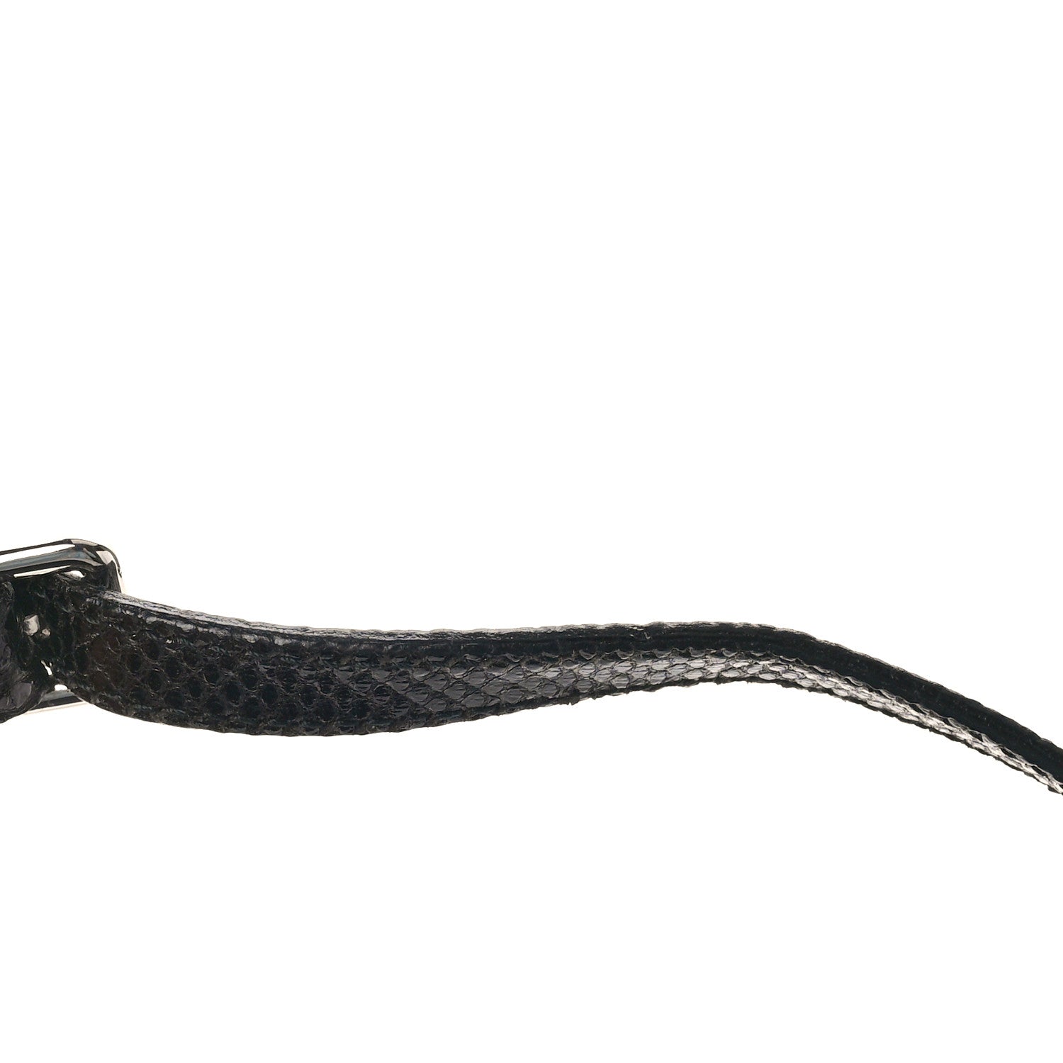 Gucci Satin Lizard Crystal GG Pochette Black 10 of 12