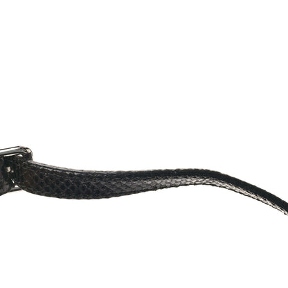 Gucci Satin Lizard Crystal GG Pochette Black 10 of 12