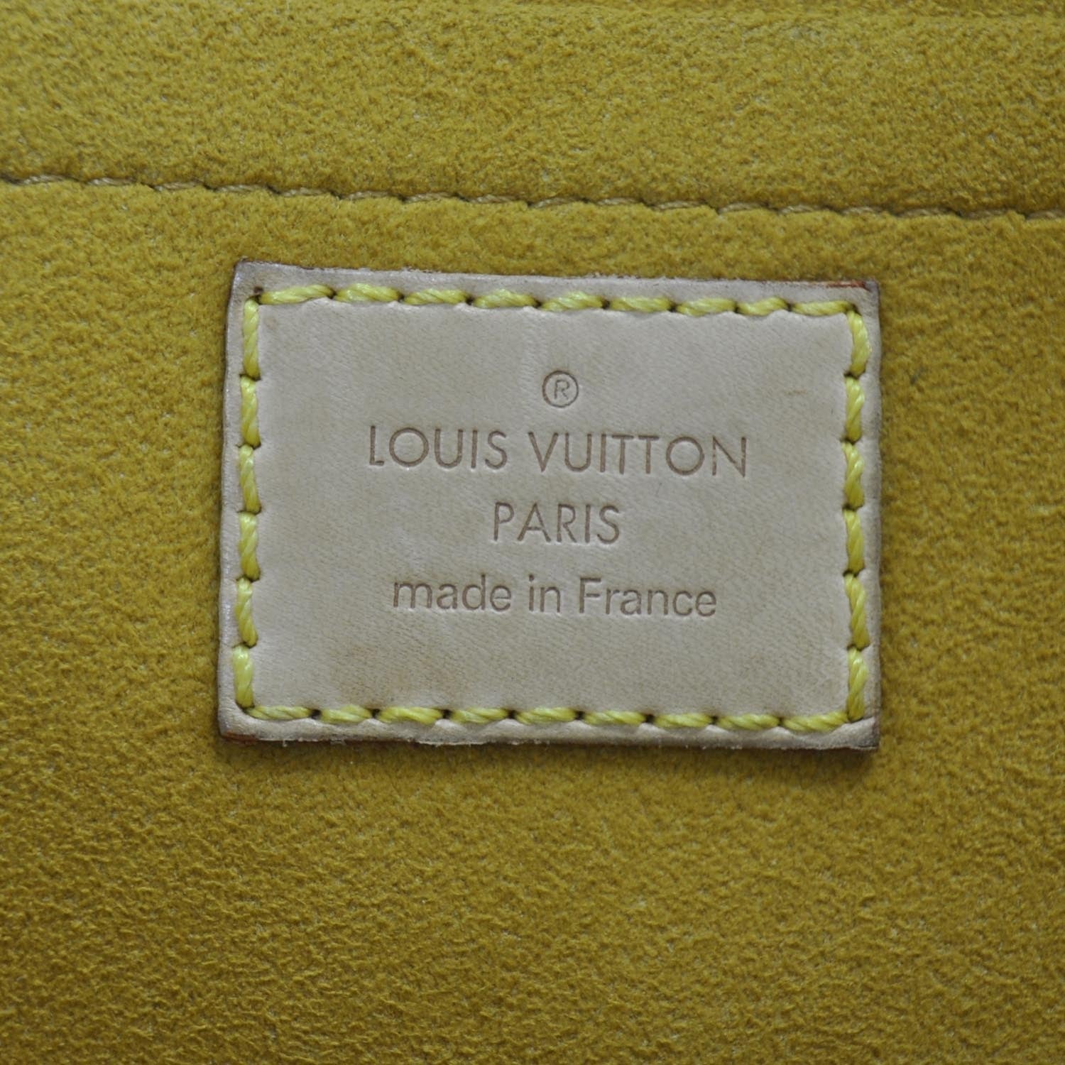 Louis Vuitton Denim Monogram Sac Plat 8 of 10