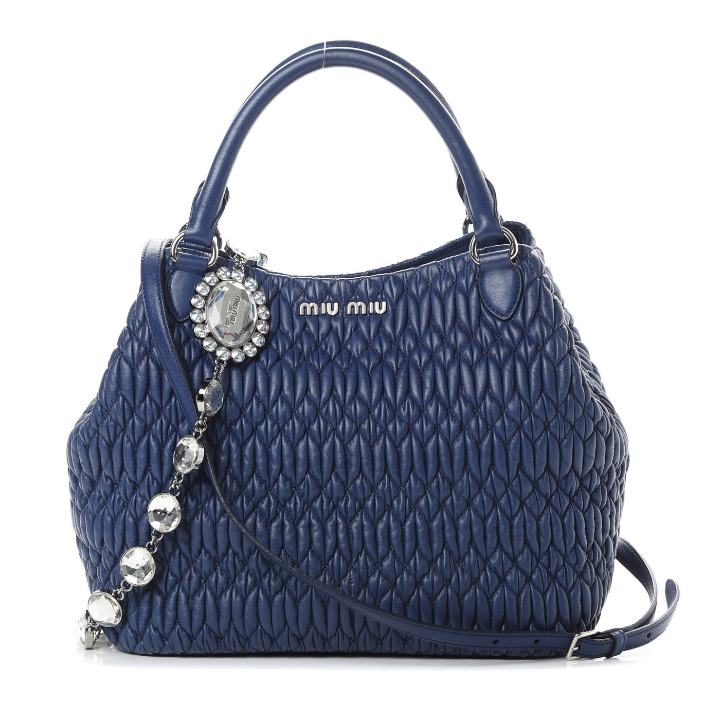 Nappa Matelasse Crystal Tote Inchiostro