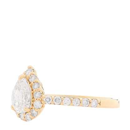 Parker & West by FASHIONPHILE 18K Yellow Gold Diamond .53ctw Pear Cut Engagement Ring  53 6.25 3 of 9