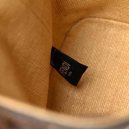 Fendi Raffia Vitello King Lucido F is Fendi FF Embroidered Mini Mon Tresor Bucket Bag Grano Sand 8 of 19