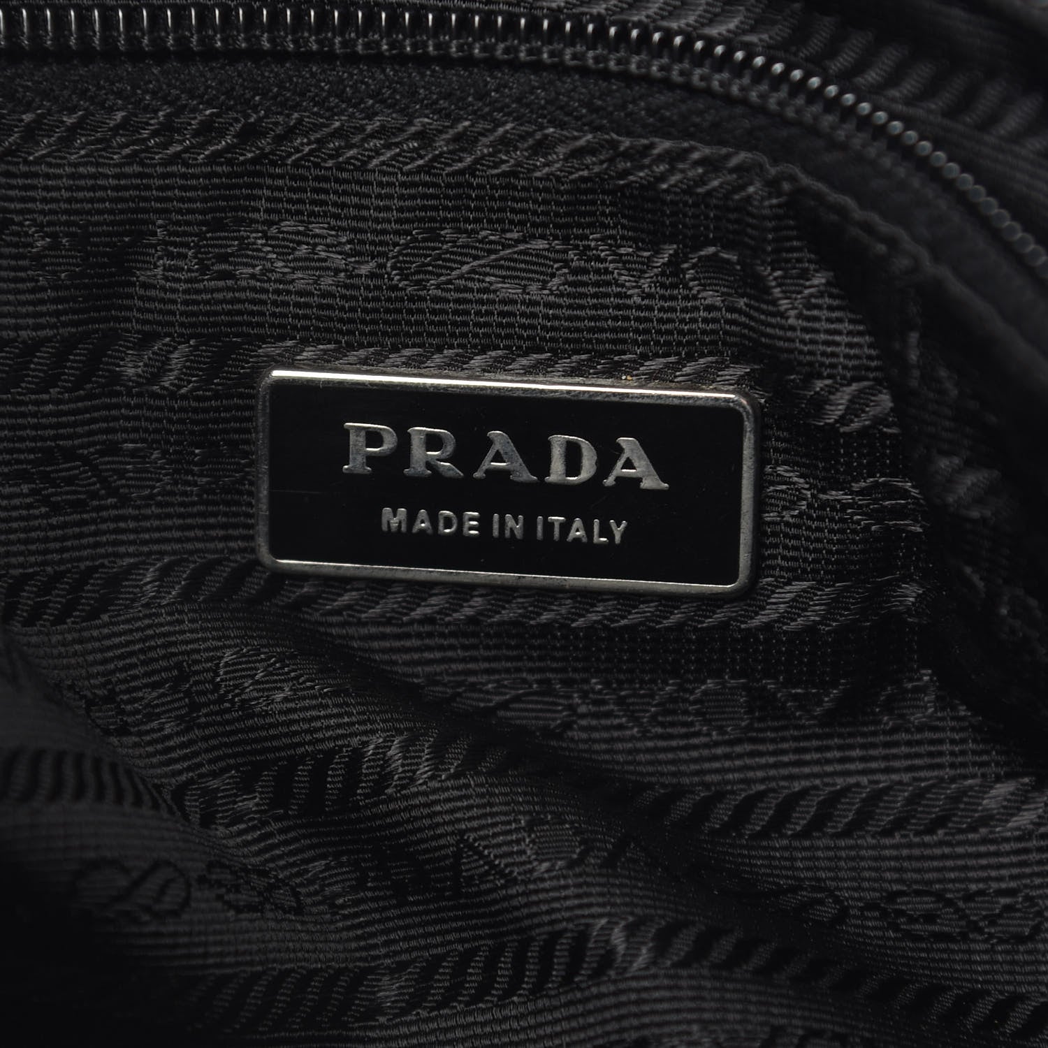 Prada Tessuto Nylon Saffiano Briefcase Black 10 of 12