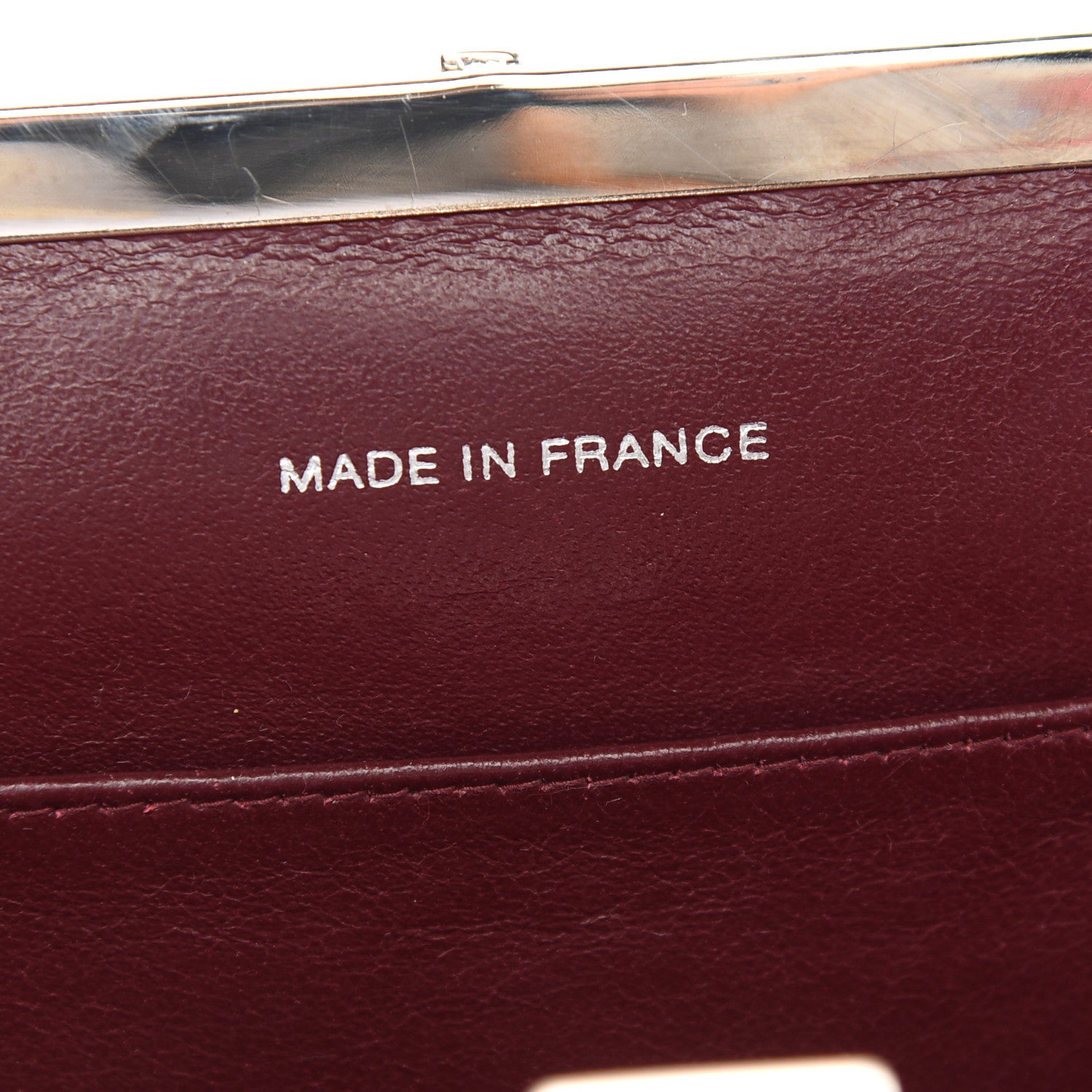 Chanel Lambskin Quilted Kisslock Frame Bag Black 7 of 11