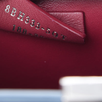 Fendi Vitello Dolce Mini 3jours Tote Black Cherry 8 of 8