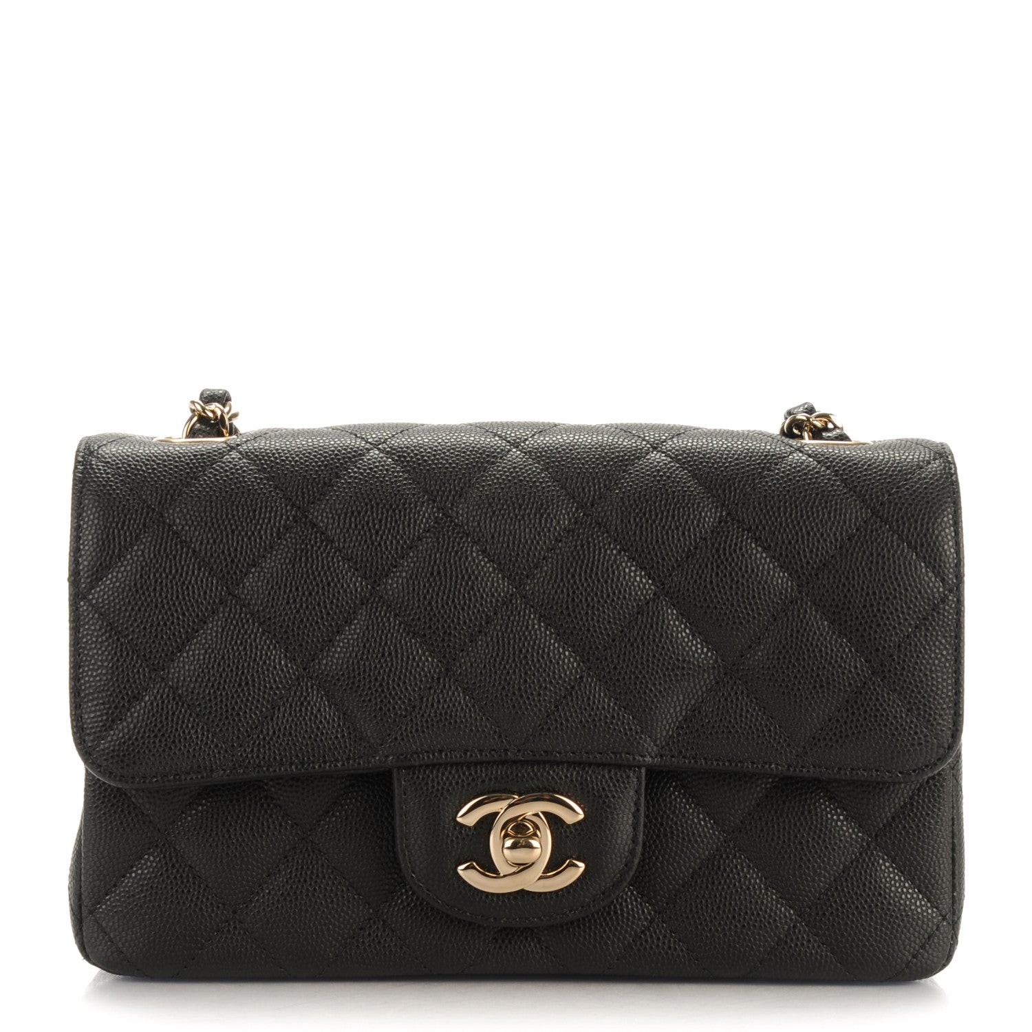 Chanel Caviar Quilted Mini Rectangular Flap Black 1 of 8