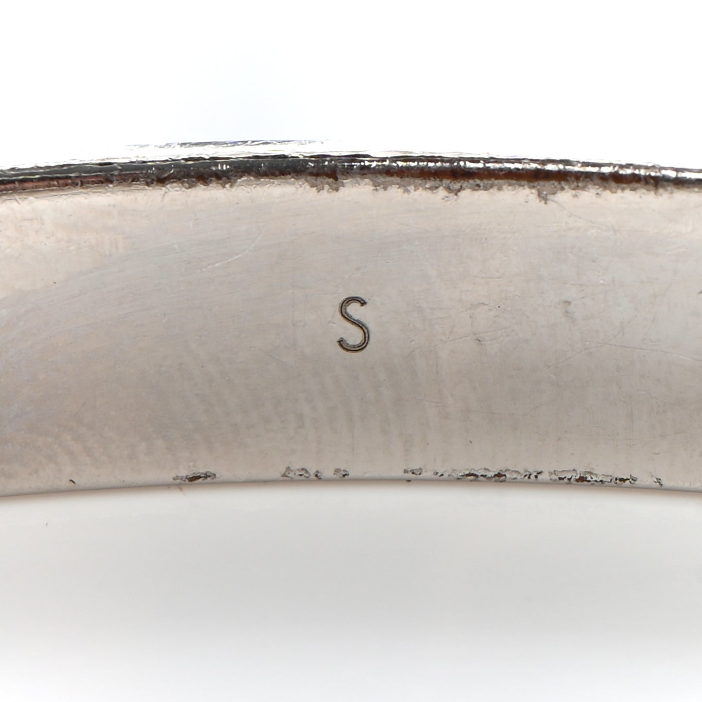 Palladium Monogram Nanogram Cuff S