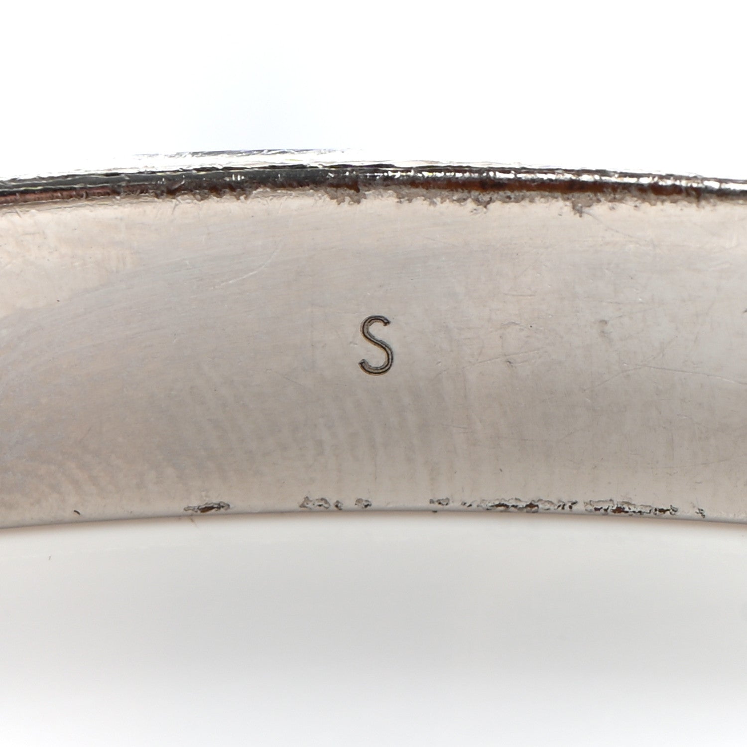 Louis Vuitton Palladium Monogram Nanogram Cuff S 7 of 7