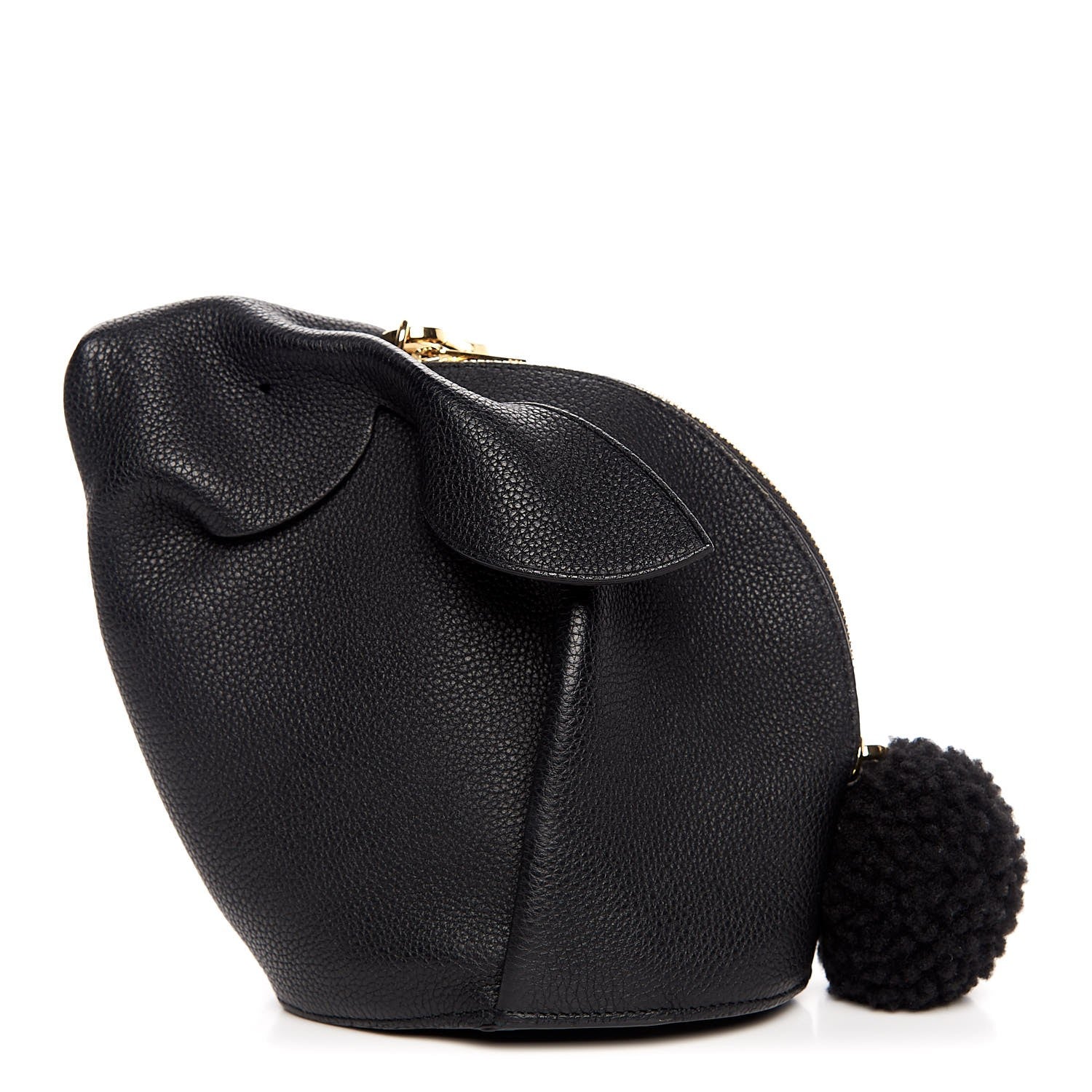 Loewe Calfskin Mini Bunny Crossbody Bag Black 1 of 6
