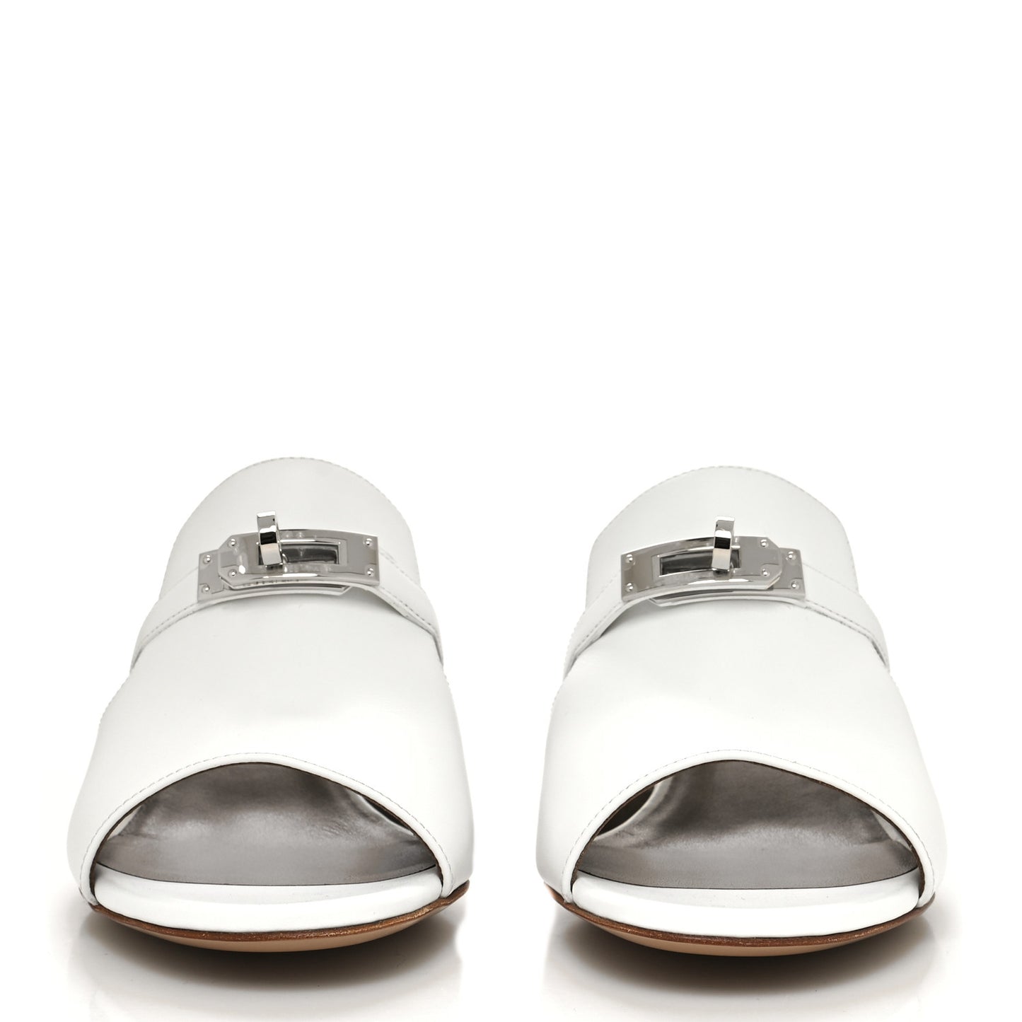 Goatskin Candy Sandals 37.5 White