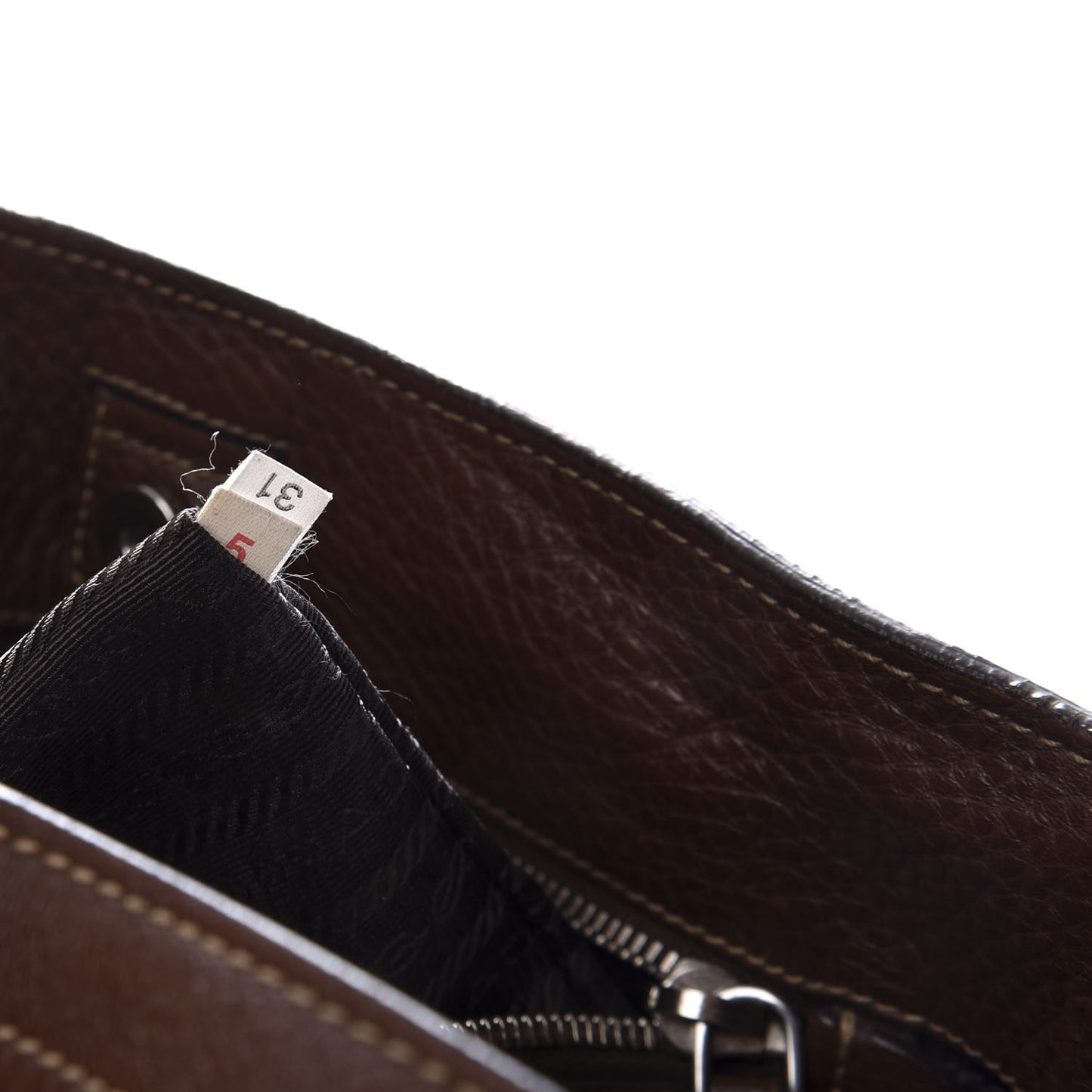 Vitello Daino Side Pocket Hobo Bruciato