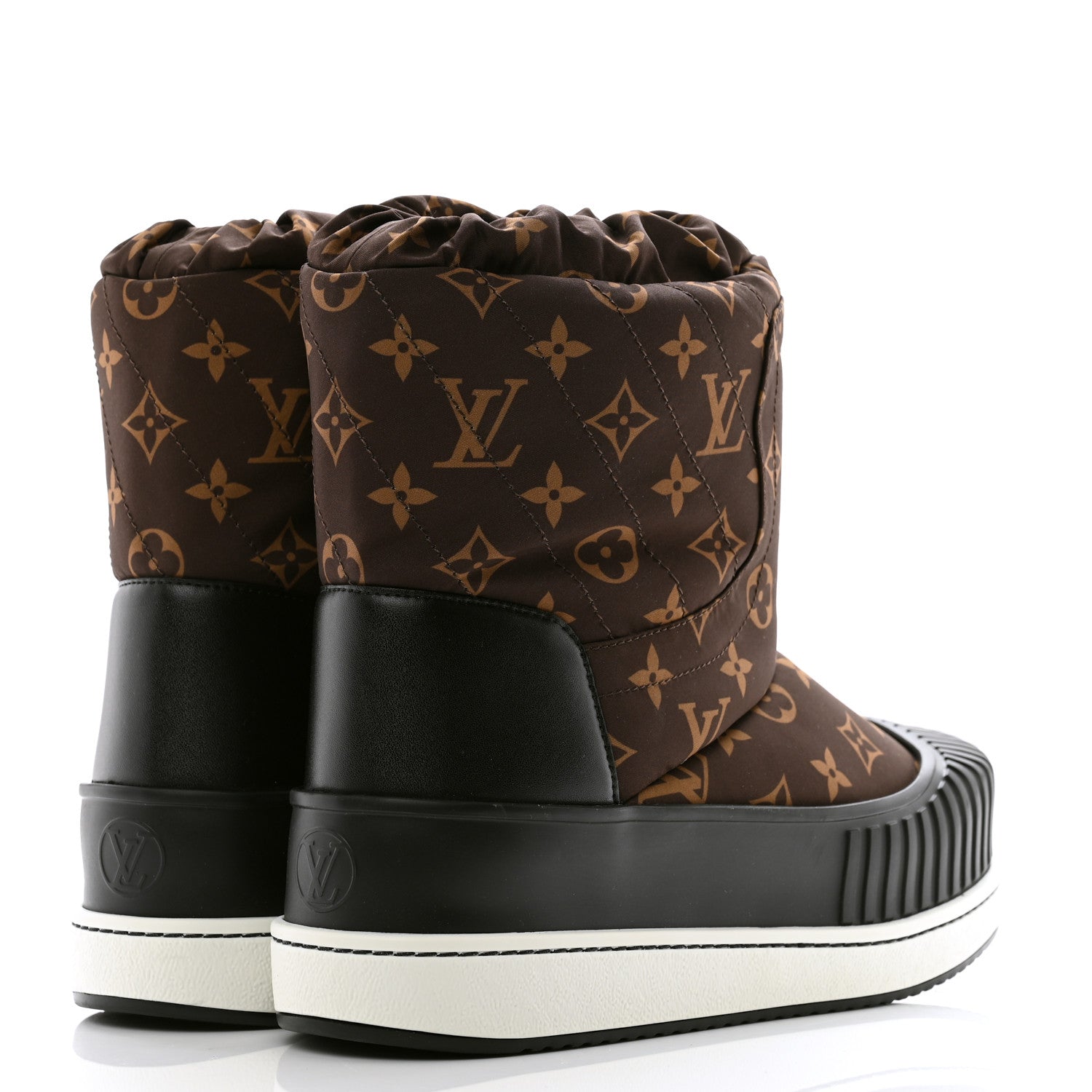 Louis Vuitton Monogram Polar Flat Half Boots 37 4 of 8
