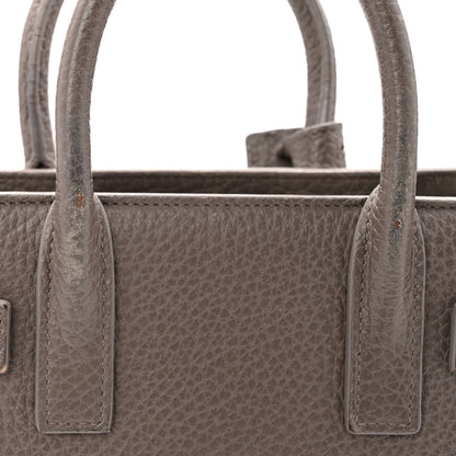 Saint Laurent Grained Calfskin Baby Sac De Jour Fog 11 of 11