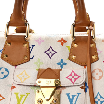 Louis Vuitton Monogram Multicolor Speedy 30 White 6 of 8