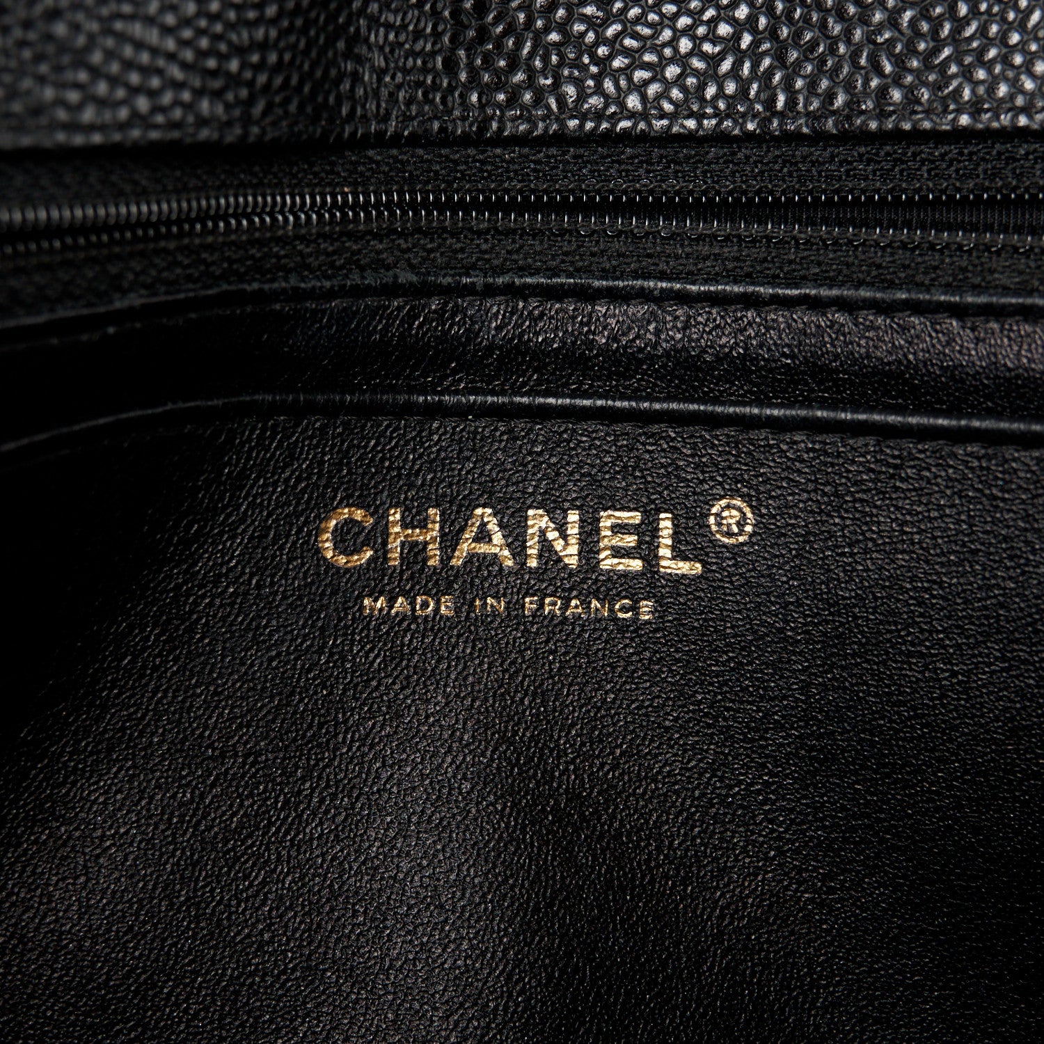 Chanel Caviar Quilted Jumbo Single Flap Black 6 of 14