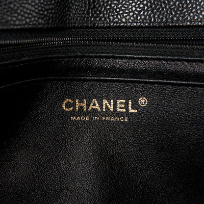 Chanel Caviar Quilted Jumbo Single Flap Black 6 of 14
