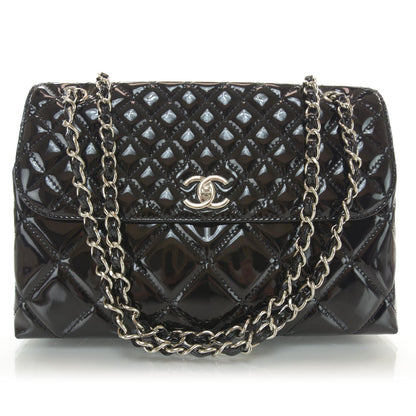 Chanel Vinyl Quilted In the Business Flap Bag Black 1 of 10