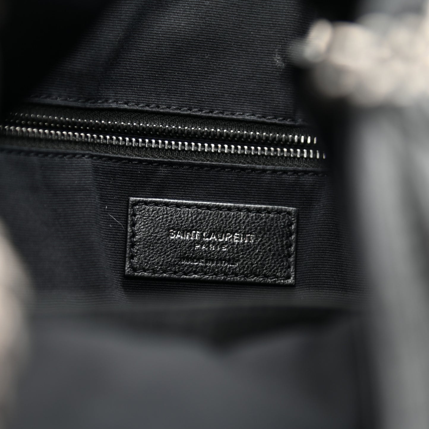 Crinkled Calfskin Matelasse Monogram Niki Shoulder Bag Black