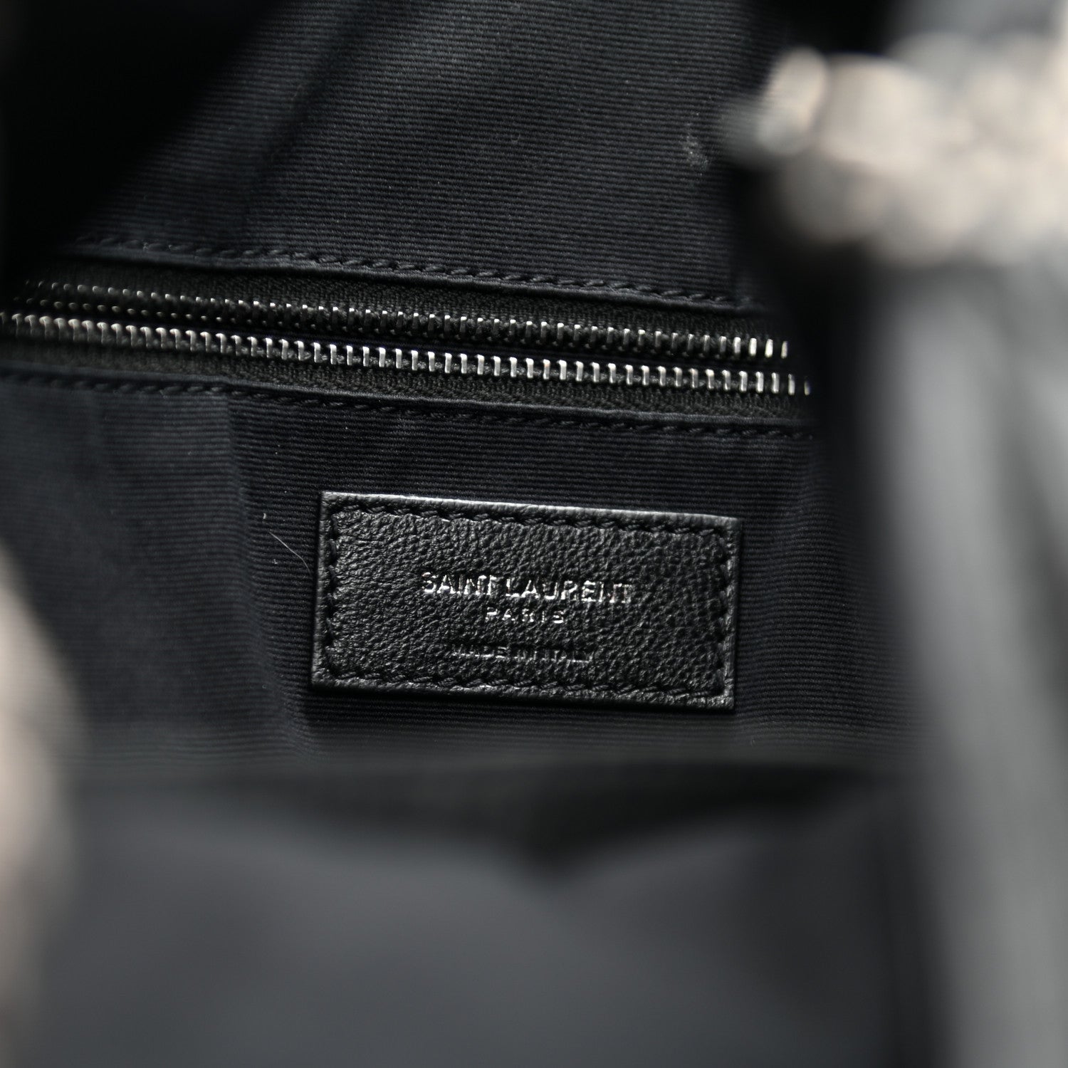 Saint Laurent Crinkled Calfskin Matelasse Monogram Niki Shoulder Bag Black 6 of 10