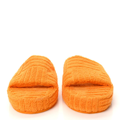 Bottega Veneta Resort Sponge Slides Sandals 40 Orange 2 of 7