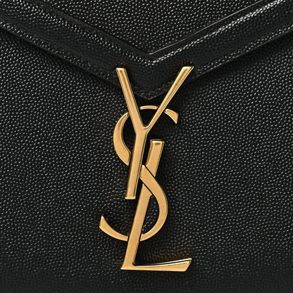 Saint Laurent Grain de Poudre Mini Classic Monogram Cassandra Top Handle Black 7 of 9