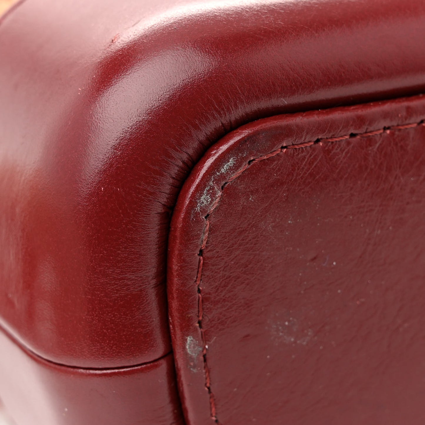 Tweed Calfskin Small Gabrielle Hobo Burgundy