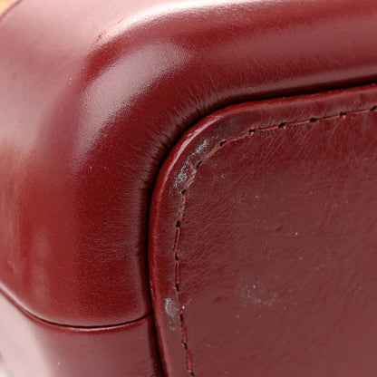 Chanel Tweed Calfskin Small Gabrielle Hobo Burgundy 11 of 12