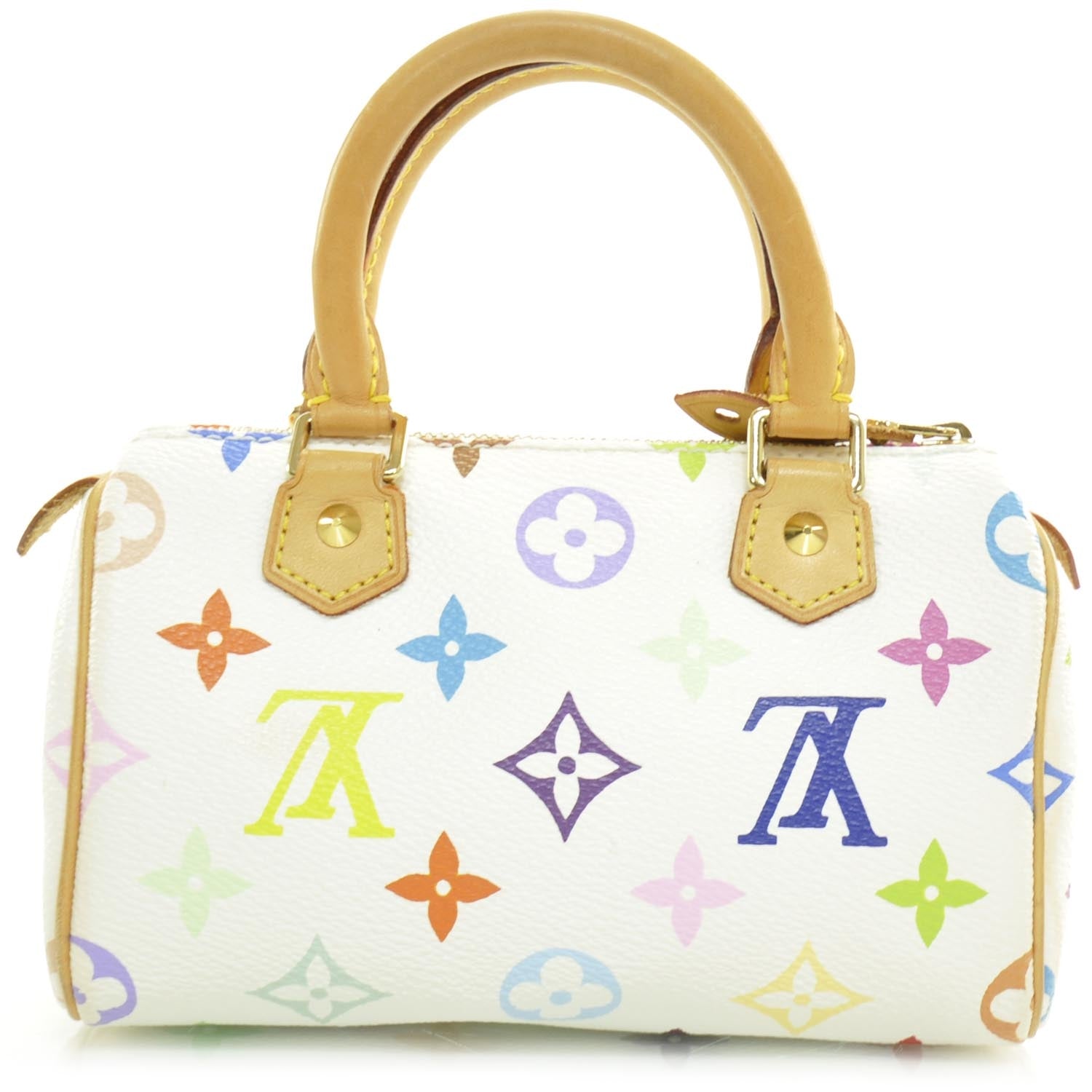 Louis Vuitton Monogram Multicolor Mini Sac HL Speedy White 4 of 8