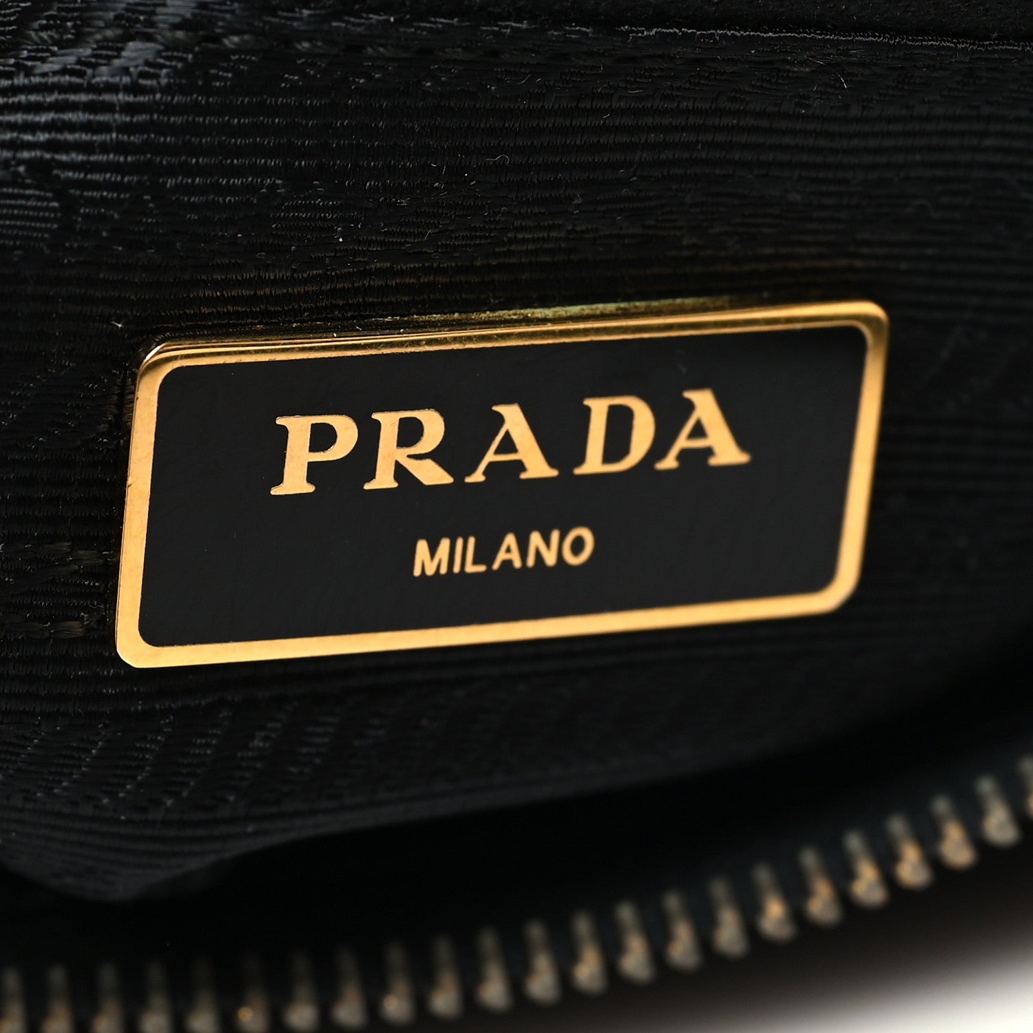 Prada Tessuto Nylon Saffiano Tote Black 6 of 10
