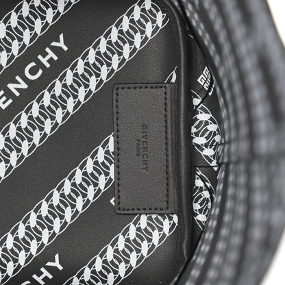 Givenchy Smooth Calfskin Wing Shopper Tote Black White 6 of 9