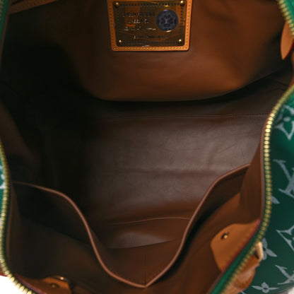 Louis Vuitton Calfskin Monogram Speedy P9 Bandouliere 50 Green 5 of 12