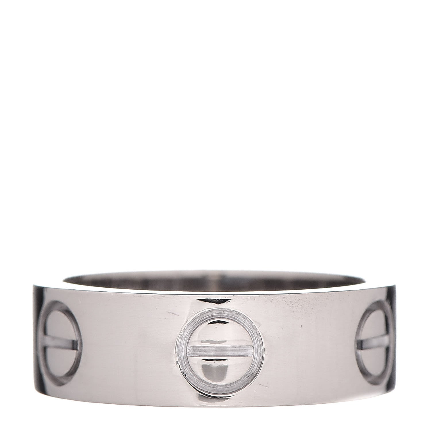 Cartier 18K White Gold 5.5mm LOVE Ring 47 4 1 of 4