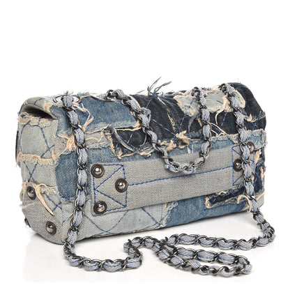 Chanel Denim Patchwork Paris Dallas Single Flap Blue 6 of 7