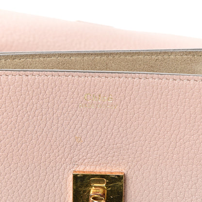 Chloe Grained Lambskin Mini Drew Shoulder Bag Cement Pink 5 of 14