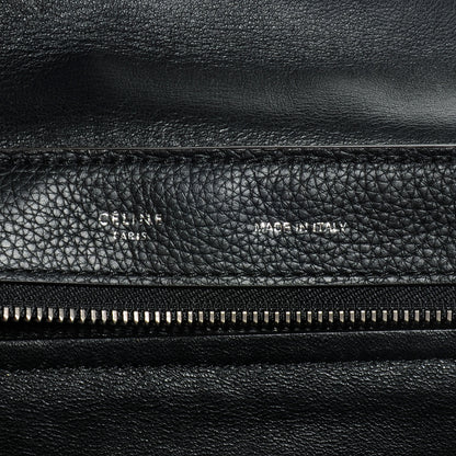 Celine Calfskin and Suede Large Trapeze Black 6 of 9