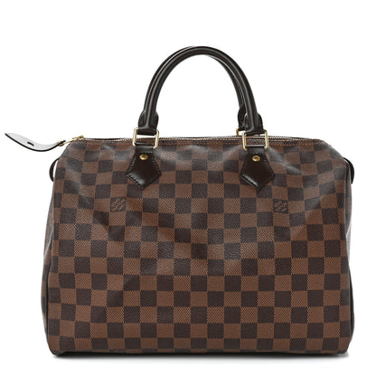 Louis Vuitton Damier Ebene Speedy 30 1 of 12