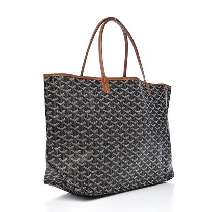 Goyard Goyardine Saint Louis GM Black Gold 4 of 13