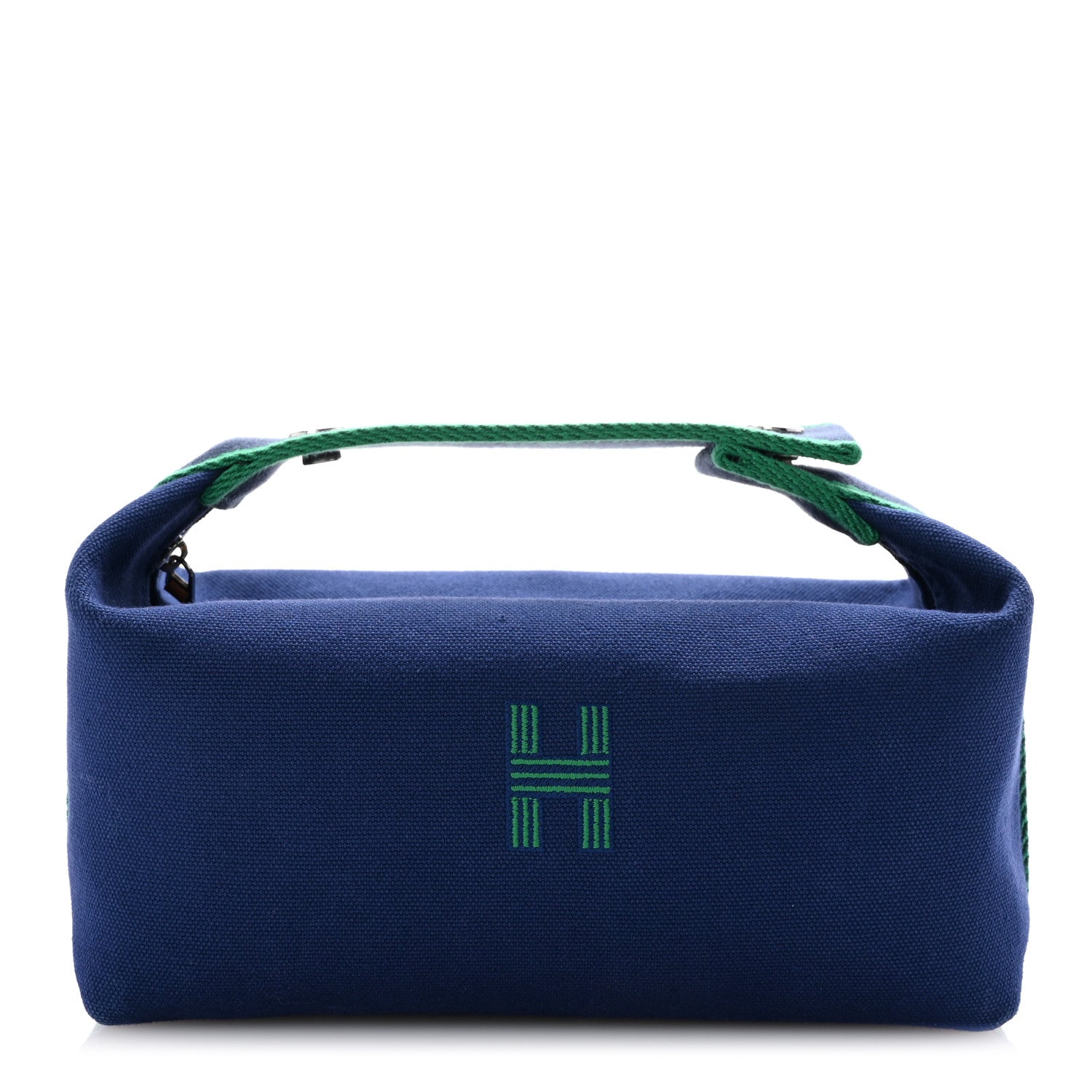 Hermes Canvas Small Bride-A-Brac Pouch Marine 1 of 6
