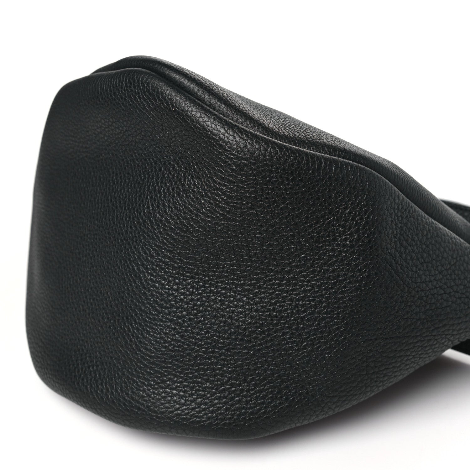 The Row Grained Calfskin Large Slouchy Banana Bag Black 9 of 9