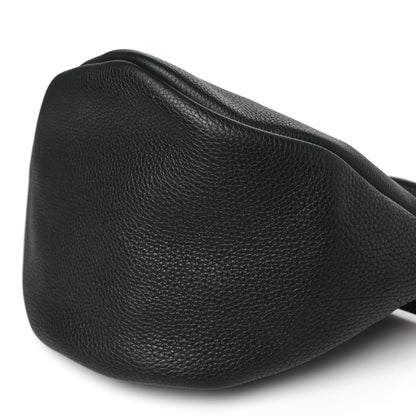 The Row Grained Calfskin Large Slouchy Banana Bag Black 9 of 9
