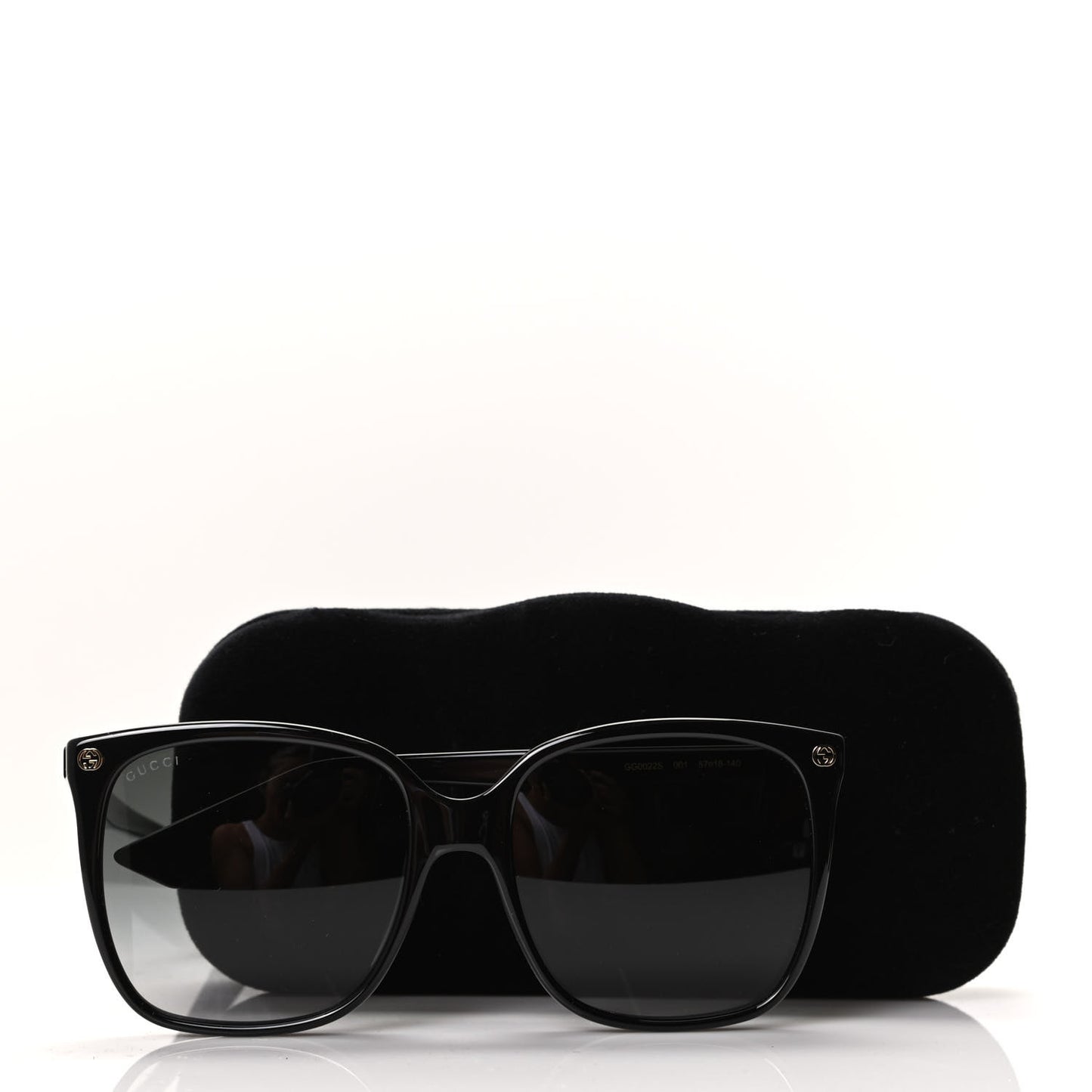 Acetate GG Sunglasses GG0022S Black